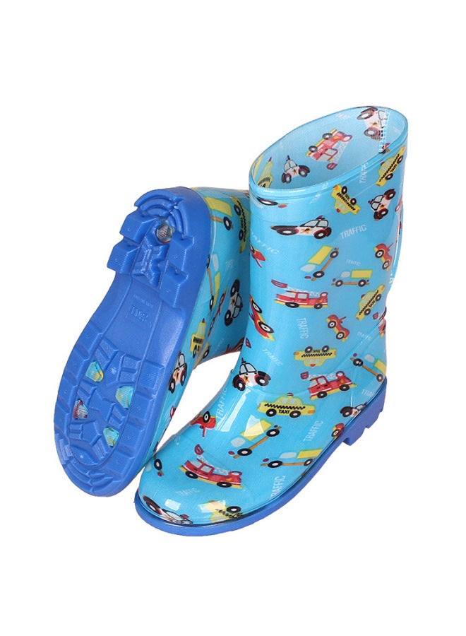 Rain Boots For Middle-aged And Older Children, Cute Rainbow Girls' Rain Boots, Exported To Japan, Waterproof High-top Boys' Primary School Students Water Shoes