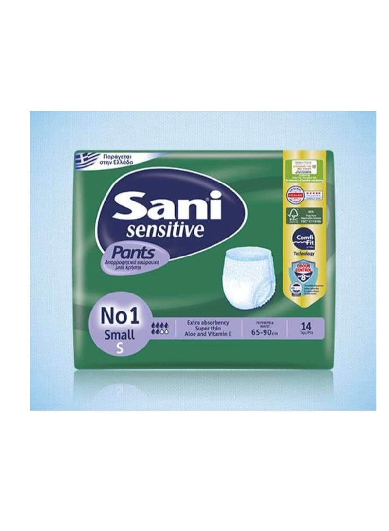 Sani Sensitive Sani Small Diapers 14 Pcs Adult Pants