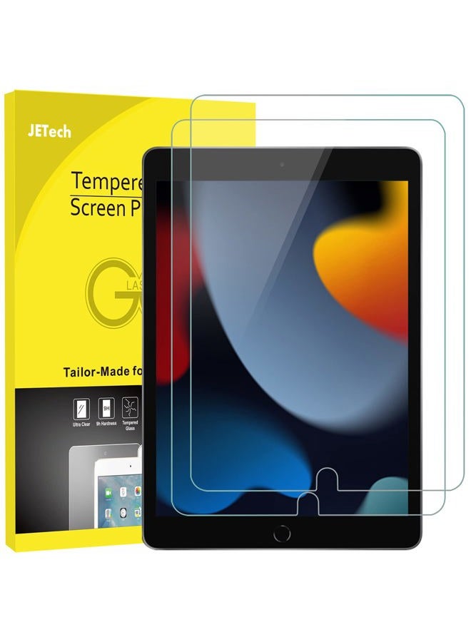 Jetech Screen Protector for iPad 10.2-Inch (2021/2020/2019 Model, 9/8/7 Generation), Tempered Glass Film, 2-Pack - Image 1