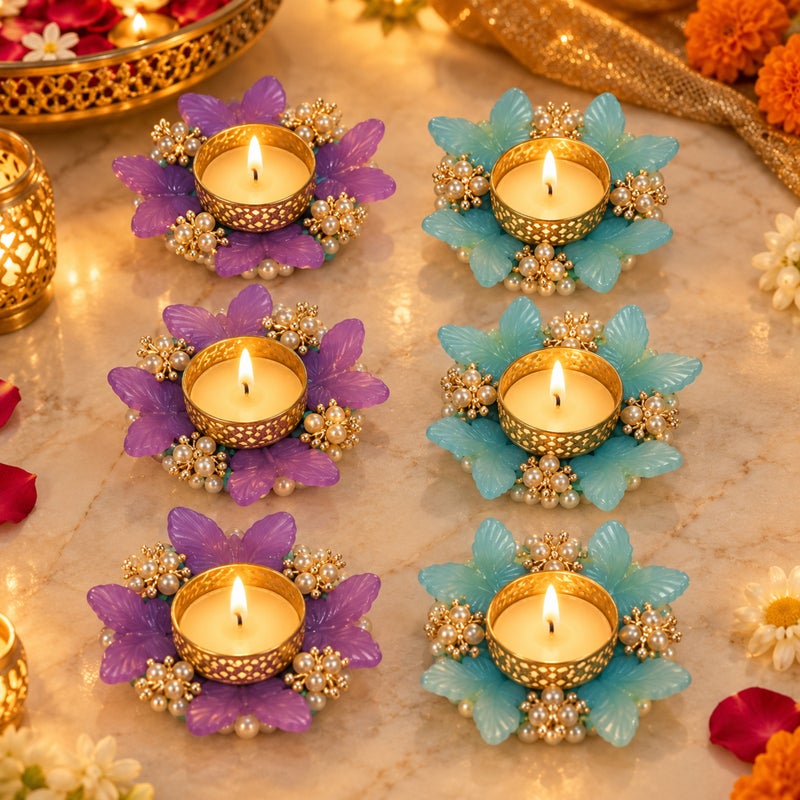 Decorative Tealight Holder for Diwali - CAD002 - Image 4