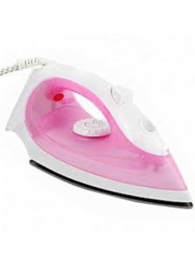 ال سي كاوية بخار كهربائية LC لون وردي بقاعدة غير لاصقة وتحكم حراري يدوي، تصميم مريح وخفيف، بخار مستمر للملابس، مثالية للاستخدام المنزلي والسفر - Image 2