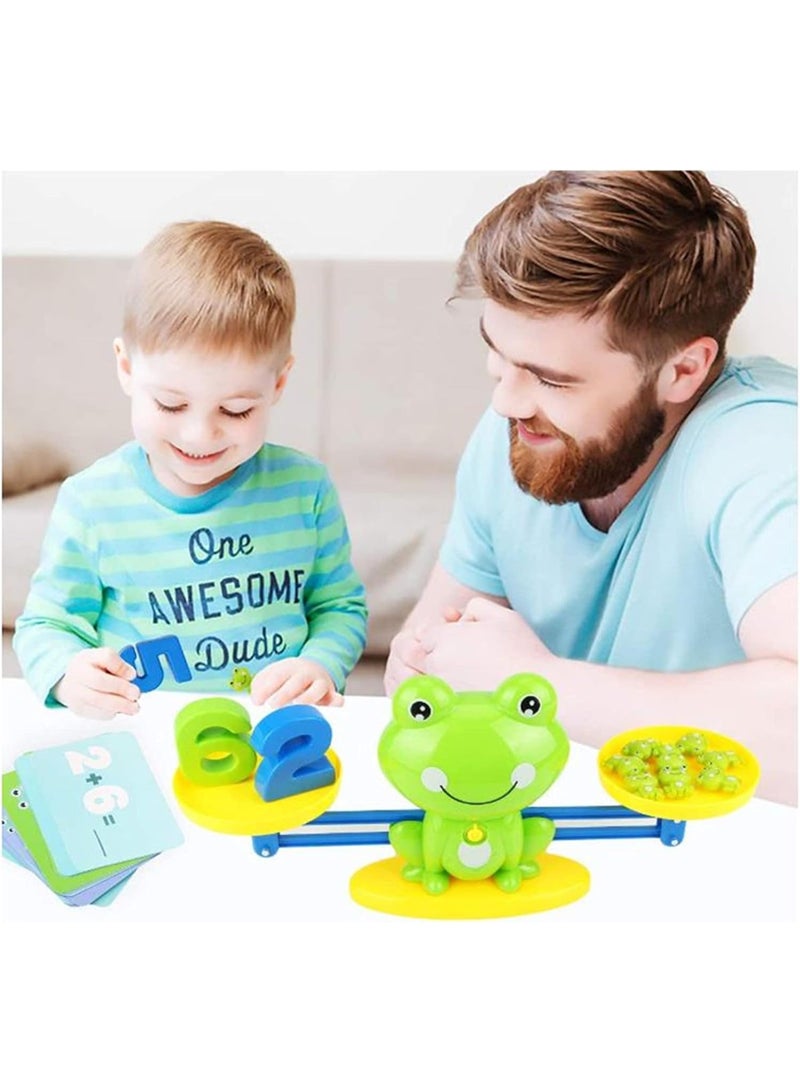 لعبة تعليمية للأطفال  فكرتها تعليم الأرقام والعد بطريقة ممتعة وتفاعلية، من خلال ميزان على شكل ضفدع لطيف!   اللعبة بتساعد الطفل يتعلم الجمع والمقارنة بين الأعداد وهو بيلعب ويتسلى    مناسبة من عمر 3 سنوات، وبتنمي مهارات التفكير والتركيز - Image 5
