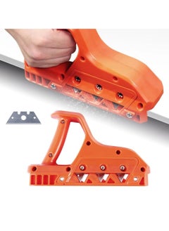 Plasterboard Fast Cutter, 60° Plasterboard Edger, Drywall Chamfer Woodworking Hand Tool, Handheld Plasterboard Planer for Quickly Refine and Plan Precise Beveled Edges