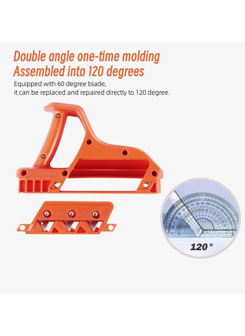 Generic - Plasterboard Fast Cutter, 60° Plasterboard Edger, Drywall Chamfer Woodworking Hand Tool, Handheld Plasterboard Planer for Quickly Refine and Plan Precise Beveled Edges - Image 1
