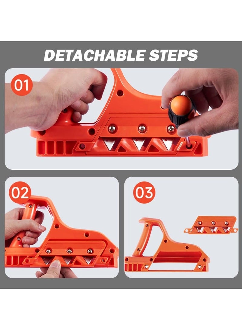 Generic - Plasterboard Fast Cutter, 60° Plasterboard Edger, Drywall Chamfer Woodworking Hand Tool, Handheld Plasterboard Planer for Quickly Refine and Plan Precise Beveled Edges - Image 1