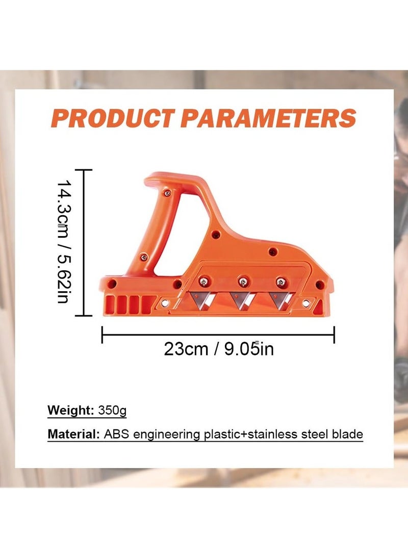 Generic - Plasterboard Fast Cutter, 60° Plasterboard Edger, Drywall Chamfer Woodworking Hand Tool, Handheld Plasterboard Planer for Quickly Refine and Plan Precise Beveled Edges - Image 1