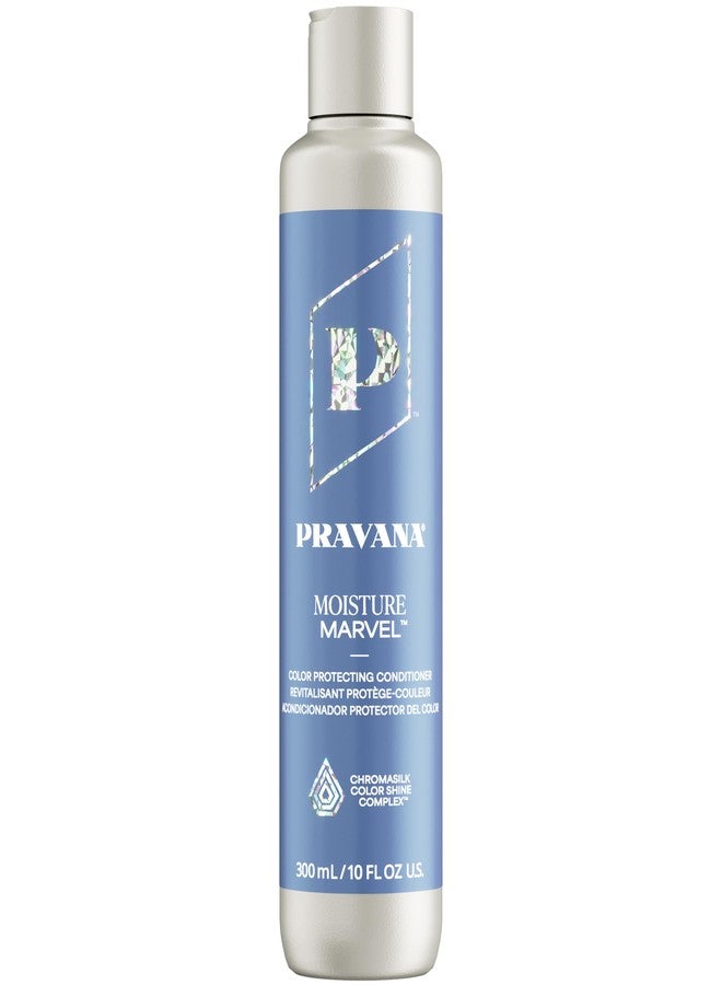 Pravana Moisture Marvel Conditioner | Hydrates, Moisturizes, Nourishes | For Dry, Color Treated Hair | Chromasilk Enhances Shine & Protection | Vegan, Cruelty-Free | Paraben & Sulfate Free | 10 Fl Oz - Image 1