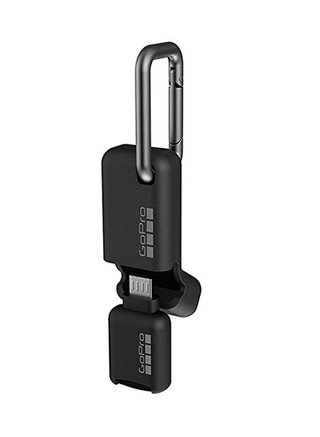 GoPro Quick Key Micro USB Mobile microSD Card Reader Black - Image 1
