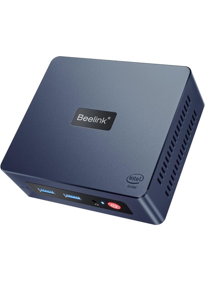 Beelink Beelink Mini S Mini PC N5095 (up to 2.9GHz) 8GB DDR4 256GB SSD 4C/4T, 4M Cache, 4K Dual HDMI Displays  - Image 1