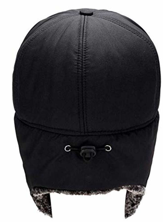 Iywish Men Winter Trapper Hats Ushanka Ear Flaps Hats Aviator Snow Windproof Thermal Faux Fur Warm Hunting Skiing Cycling Cold Weather Hats Earflaps Baseball Caps Dad Hats with Face Mask - Image 5