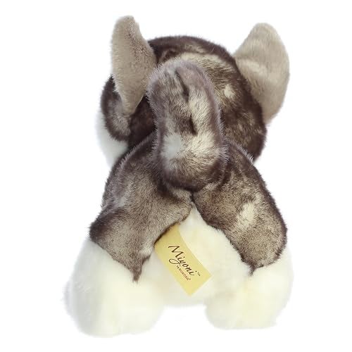 Aurora® Adorable Miyoni® Tots Siberian Husky Pup Stuffed Animal - Lifelike Detail - Cherished Companionship - Gray 10 Inches - Image 3