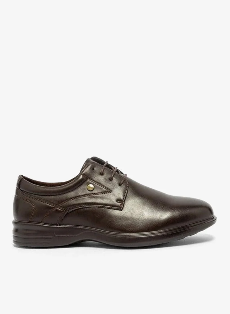 LBL by Shoexpress Solid Lace-Up Derby Shoes
