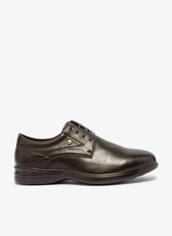 LBL by Shoexpress Solid Lace-Up Derby Shoes