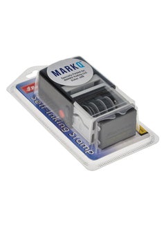 MARKQ Paid Stamp with Date, Self Inking Stamp for Office Business Supplies, Red Ink Date and Blue Text  - Image 5