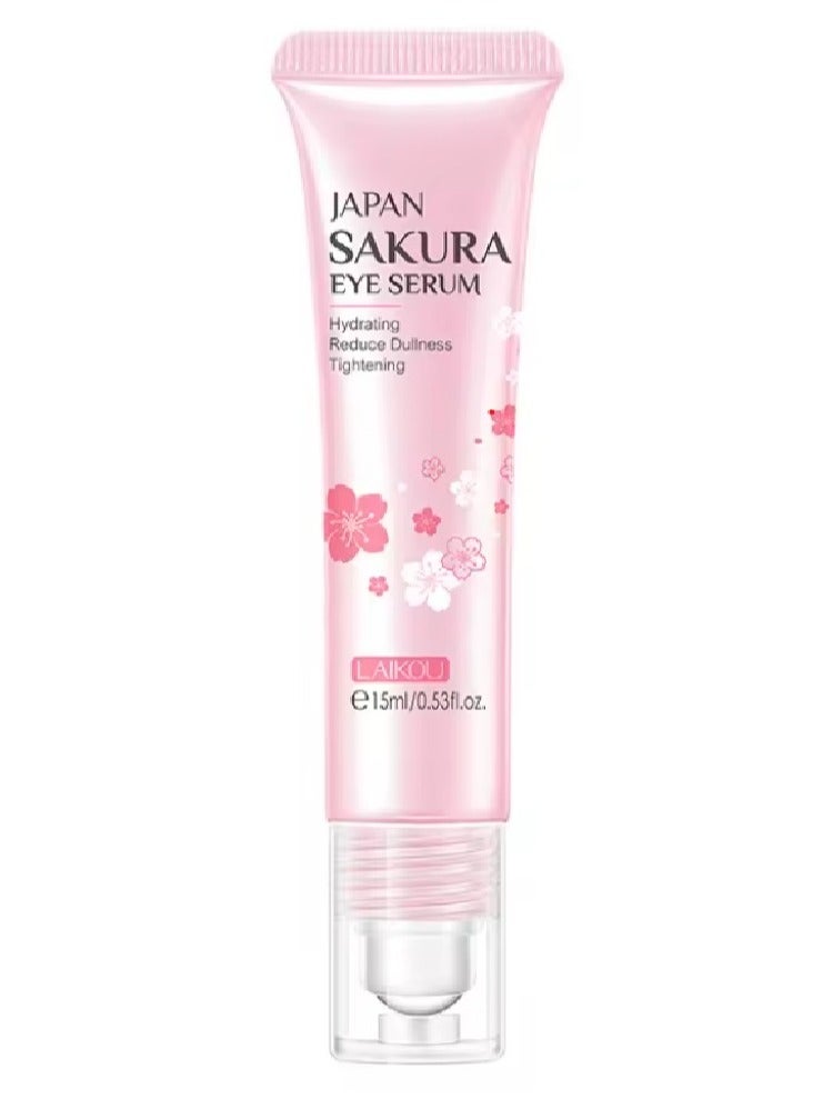 لايكو سيروم ساكورا للعين لترطيب عميق وتفتيح الهالات السوداء وتقليل الانتفاخات - 15 مل - Image 2