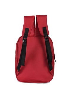 Kuber Industries Kuber Industries Polyester Waterproof & Lightweight Disney Mickey Mouse Face Design Backpack|Sturdy School Bag For Kids,15 Inch (Red & Black)  - Image 4