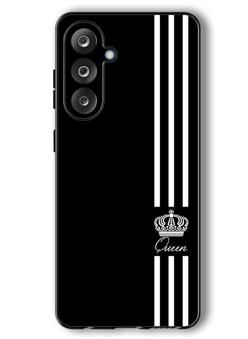 Theodor Case Compatible with Samsung Galaxy F36/ M36 6.7 Inch Protection Shockproof Bumper Cover Queen Crown - Image 1