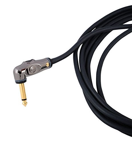 Planet Waves D'Addario Guitar Cable - Guitar Lead - Gold Plated - 1/4 Inch Male to 1/4 Inch Male - Circuit Breaker Cable - 10 Feet/3.05 Meters - Straight End/Right Angle - 1 Pack - Image 3
