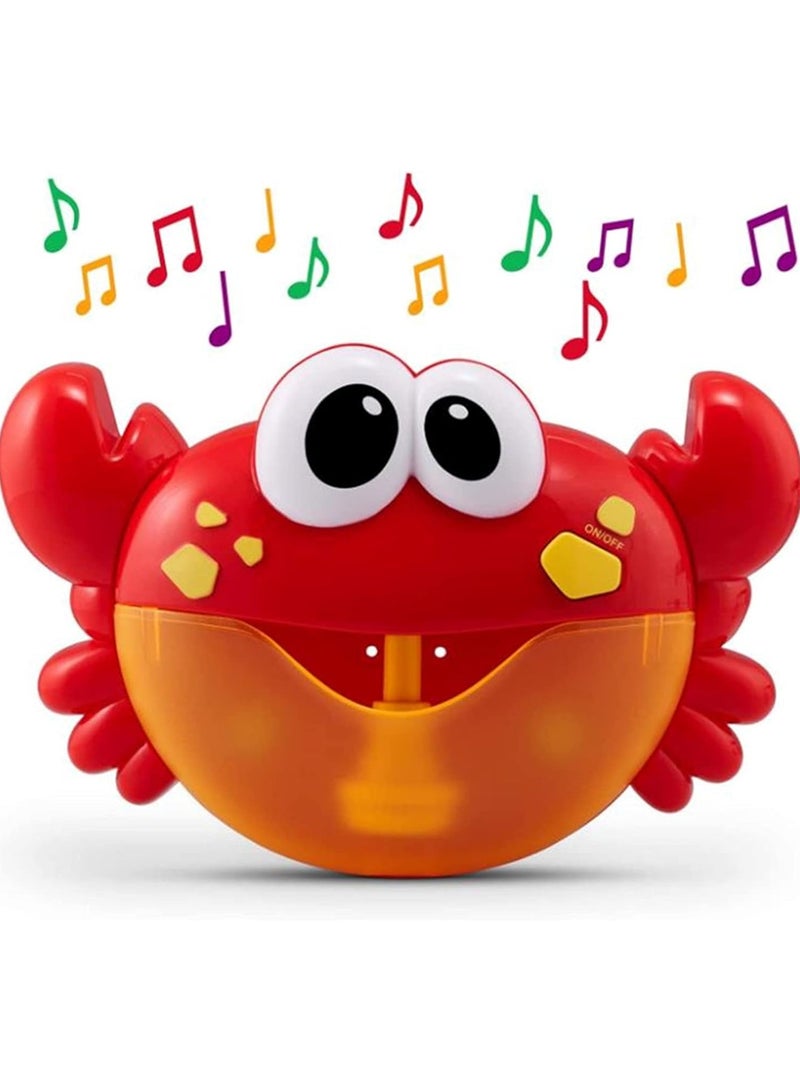 Crab Bubble Bath Toy  Crabs Automatic Bubble Blower Machine for Toddler Let Baby Love Bathing - Image 1