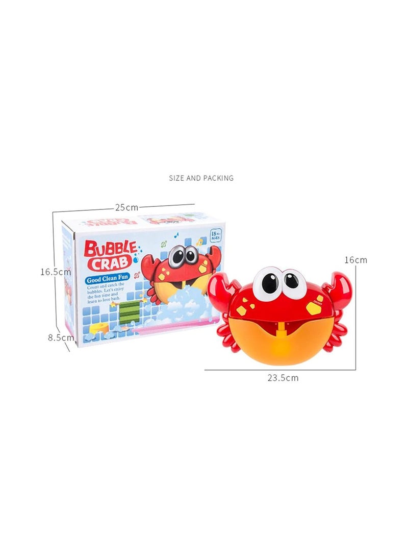 Crab Bubble Bath Toy  Crabs Automatic Bubble Blower Machine for Toddler Let Baby Love Bathing - Image 2