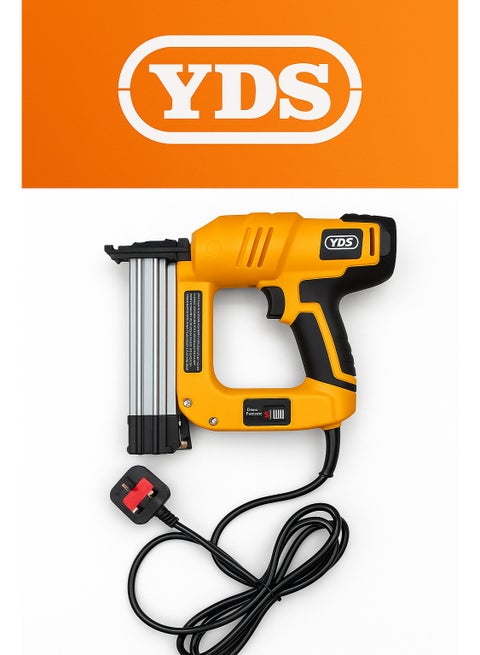 YDS Electric Nail & Staple Gun 2800W – Compatible with F32 Nails & 425 Staples – 220V Heavy-Duty Woodworking & Upholstery Tool with Full Accessories – Model YDS-8F32/425K