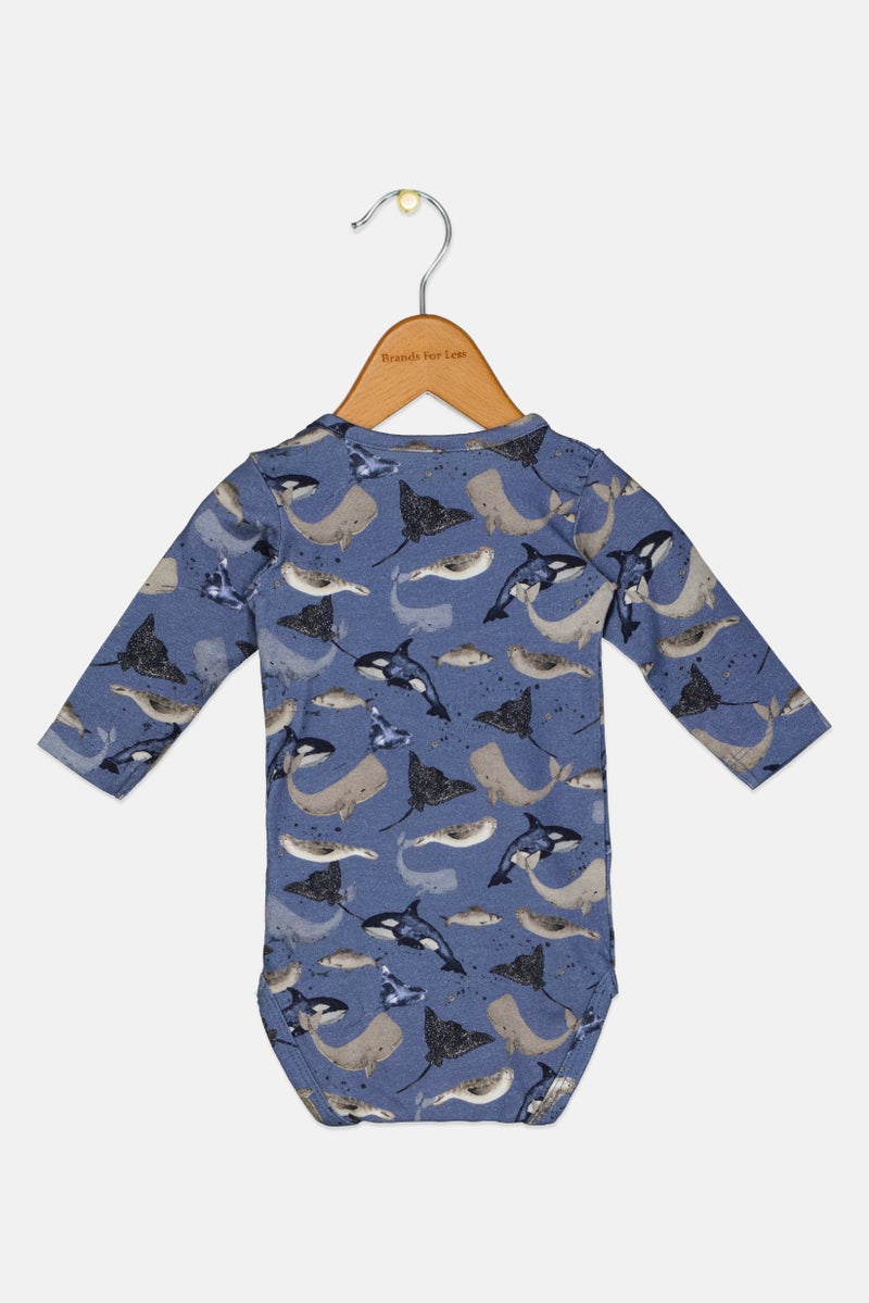 NAME IT Toddlers Boy Graphic Print Long Sleeve Bodysuits, Multicolor - Image 2