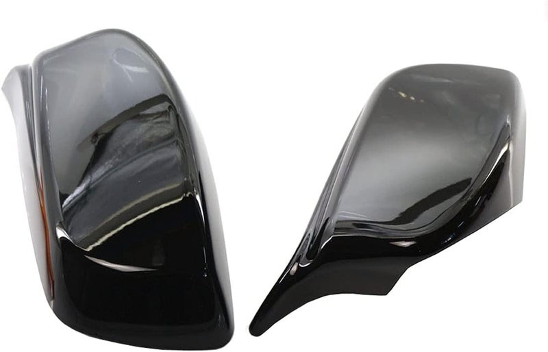 KYYET Gloss Black M Style Side Wing Mirror Cover Caps - Image 5