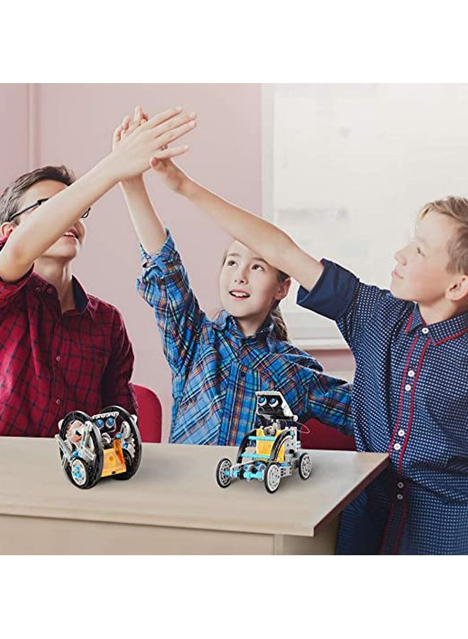 Arabest STEM 12-in-1 Education Solar Robot Toys -190 Pieces DIY Building Science Experiment Kit for Kids Aged 8-10 and Older,Solar Powered by The Sun  - Image 5