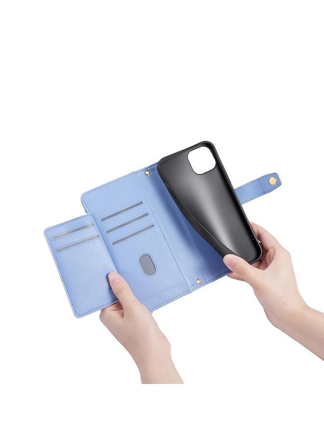 S-TOP Case For OPPO Reno8 T 4G Sheep Texture Cross-body Zipper Wallet Leather Phone Case - Image 5