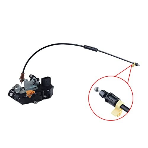 MISIOEK Door Lock Latch Actuator with Cable Front Left Driver Side Fit for 2010-2014 Chevy Silverado 1500 2500HD 3500HD, GMC Sierra 1500 2500HD 3500HD 22862028 - Image 3