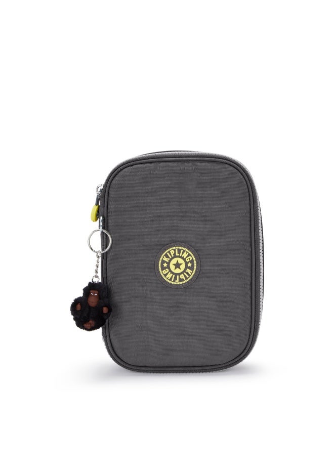 kipling 100 Pens Large Kids School Pen Case Holds 100 Pens, 0.30 kg, 1.5L - Back To Grey (Grey) - Image 1