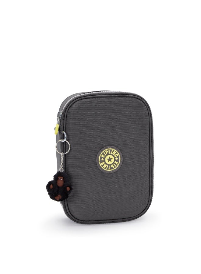 kipling 100 Pens Large Kids School Pen Case Holds 100 Pens, 0.30 kg, 1.5L - Back To Grey (Grey) - Image 2