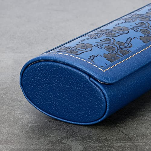 Vemiss Hard Shell Eyeglass Cases, Lightweight Portable Glasses Case for Women Men (H-blue) - Image 4