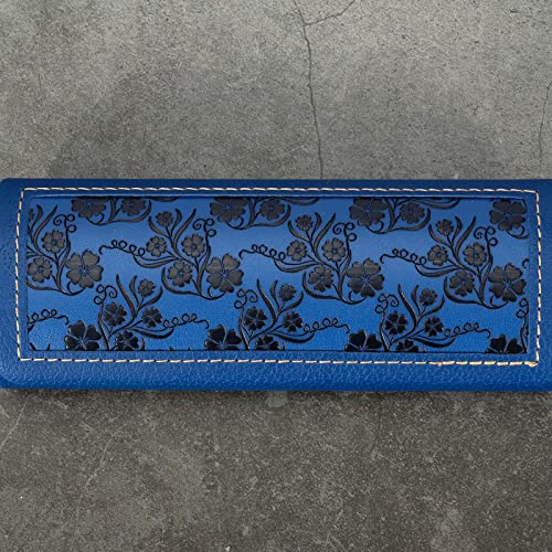 Vemiss Hard Shell Eyeglass Cases, Lightweight Portable Glasses Case for Women Men (H-blue) - Image 5