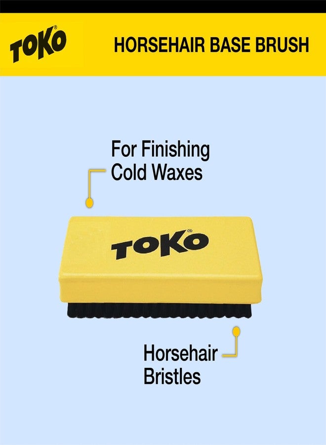 TOKO Ski Snowboard Waxing Brush 10mm Horsehair Brush - Image 2