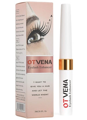 OTVENA Eyelash  Eyebrow Serum 3mL  Lash Growth Serum for Longer Thicker Fuller Eyelashes and Eyebrows  Clinically Tested Waterproof Herbal Formula  Irritation Free 