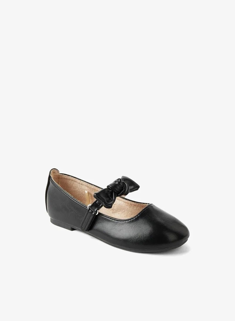 JUNIORS Girls Hook & Loop Ballerina Shoes
