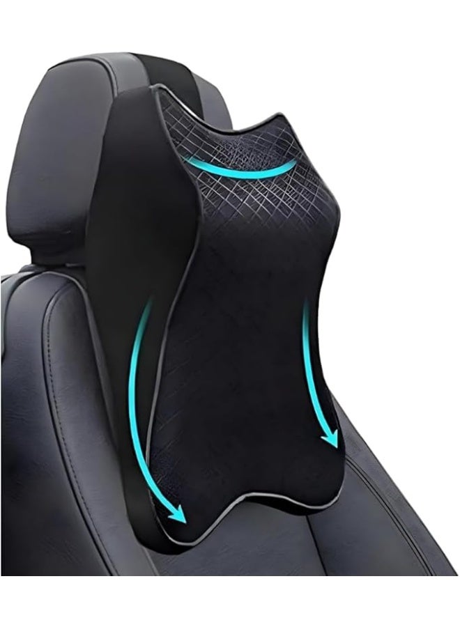 Car Headrest Pillow - Soft Memory Foam Neck Support - Pain Relief Cushion for Comfortable Driving - Image 1
