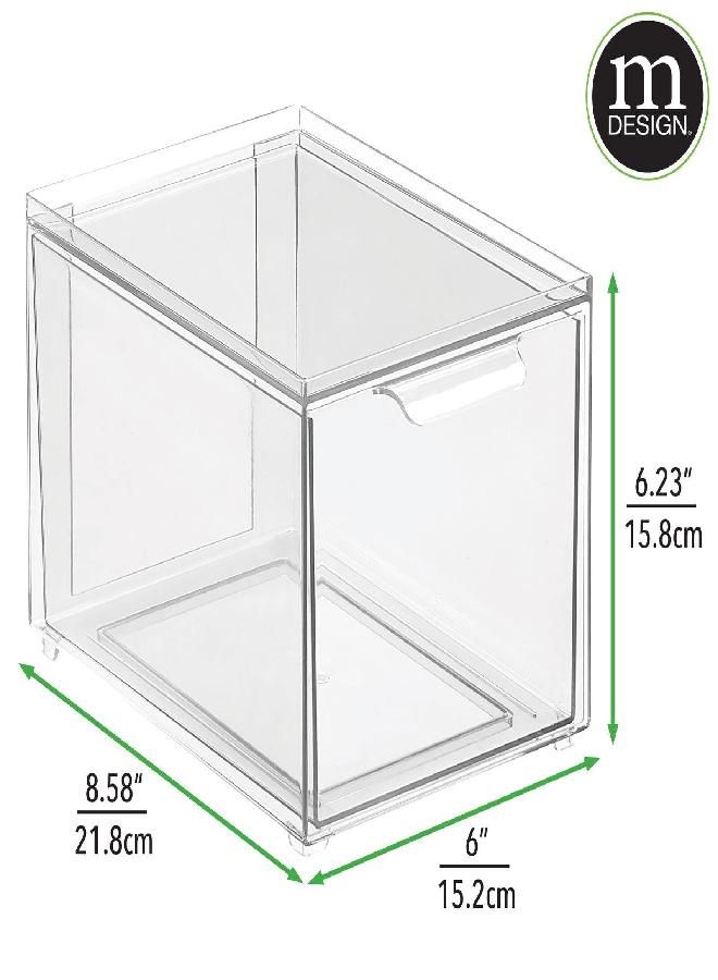 Sorbus Sorbus Clear Cosmetics Makeup Organizer - Space Saving Acrylic Jewelry & Make Up Organizers and Storage Display - Stylish Makeup Organizer for Vanity & Bathroom Organization (4 Medium Drawers)  - Image 2