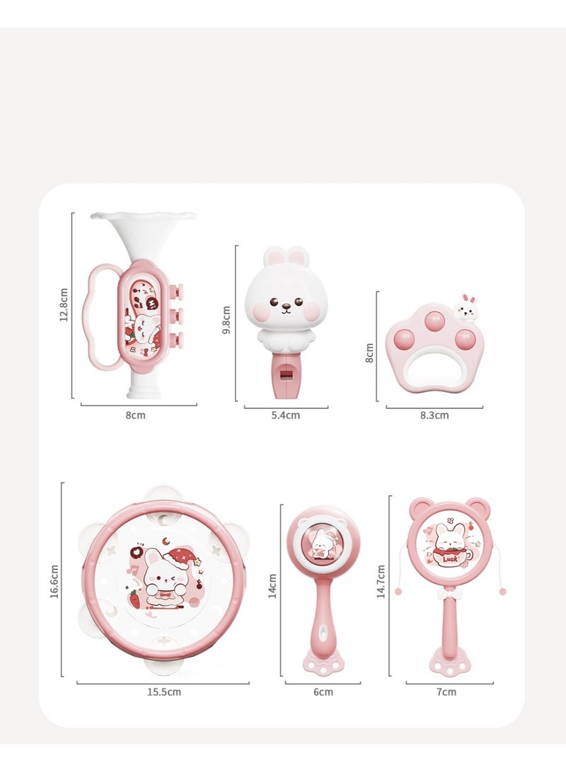 10PCS Baby Rattles Toys Set Infant Toys for 0-3 3-6 Months Newborn Baby Toy, Infant Shaker Grab and Spin Rattles Toy for Babies 0-6-12 Months - Image 4