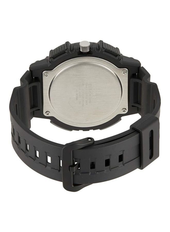 CASIO Men Resin Analog Watch MCW-200H-1AVDF - 56 mm - Black - Image 2