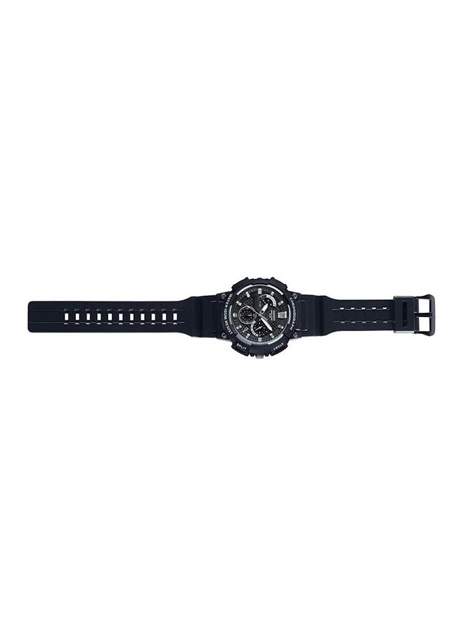 CASIO Men Resin Analog Watch MCW-200H-1AVDF - 56 mm - Black - Image 4