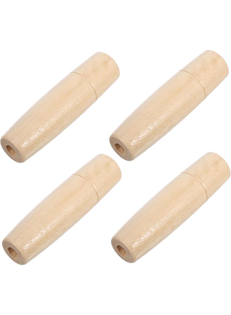 GGOOT 4pcs Hardware Tools Accessories Universal Handle for Garden Tools Grill Accessories Barbecue Accessories Garden Tool Handle Replacement Outdoor Accessories Beige Lotus Tree  - Image 1