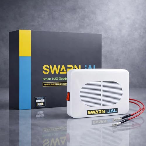 Swarn Jal (Model: A-VO25M-C) Water Tank Overflow Alarm with 2 Alkaline Cells + 25 Meter Wire, Loud Human Voice, Brass Sensors, 100% Shock Proof, 1-3 Years Cell Life, One Year Complete Warranty - Image 1