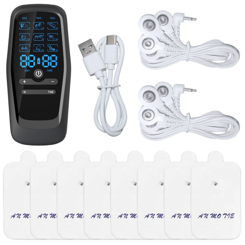 Dual Output Tens Electric Pulse Massager Ems Stimulator Medium And Low Frequency Pulse Massage Instrument Massage - Image 1