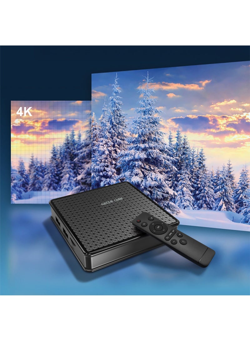 GREEN LION Android TV Box / Android 10 / 2GB RAM / 16GB ROM / 4K Video Output / HDMI 2.0 / Wi-Fi Connectivity / Supports Netflix, YouTube, Shahid / Compact Design - Image 3