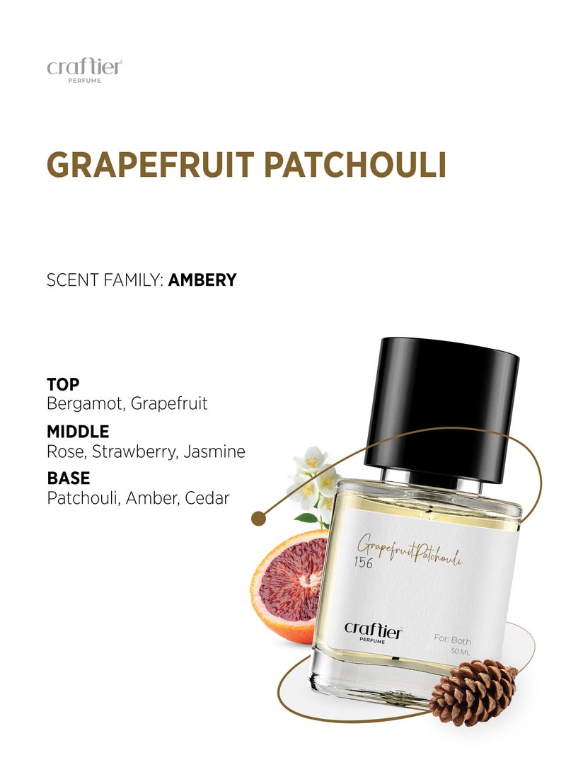 Craftier Perfume GRAPEFRUIT PATCHOULI - Inspired of-GRIS MONTAIGNE, Eau De Parfum for Men & Women - 50ml, Long Lasting Ambery Fragrance Upto 24 Hrs, Travel Size Unisex Perfume - Image 3