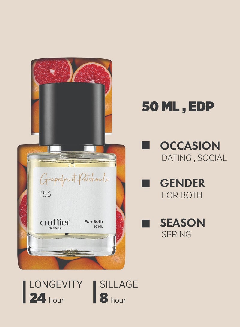 Craftier Perfume GRAPEFRUIT PATCHOULI - Inspired of-GRIS MONTAIGNE, Eau De Parfum for Men & Women - 50ml, Long Lasting Ambery Fragrance Upto 24 Hrs, Travel Size Unisex Perfume - Image 5