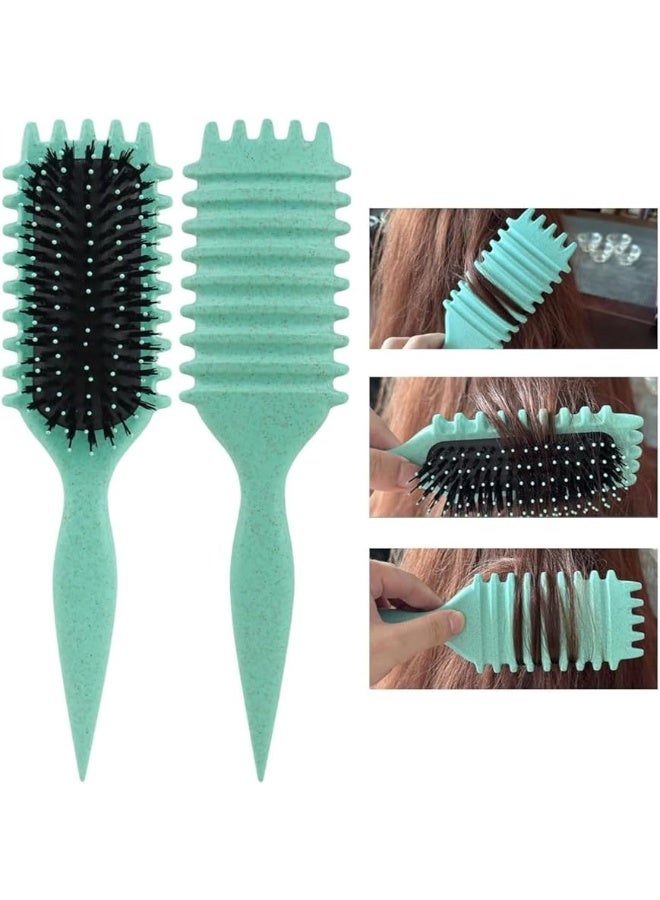 Alice - Brush, Curly Hair Brush Styling, Wet & Dry Detangler Hair Brush, The Essential Tool For Shaping & Styling Your Curls, Achieve Perfectly Defined (Mint Green)