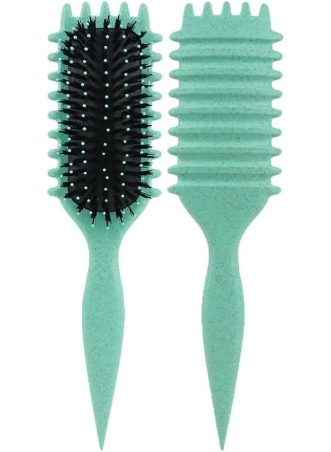 Alice - Brush, Curly Hair Brush Styling, Wet & Dry Detangler Hair Brush, The Essential Tool For Shaping & Styling Your Curls, Achieve Perfectly Defined (Mint Green)